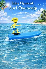Çocuklar İçin Sarışın Çocuk Mavi Surf Oyuncak – Havuz & Plaj Eğlencesi Su Oyuncağı Çocuk Yaz Oyunu