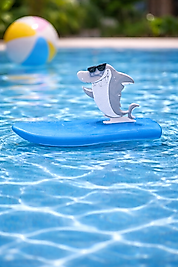 OYUNCAK Çocuklar İçin Köpekbalığı Surf Oyuncağı – Havuz & Plaj Eğlencesi Su Oyuncağı